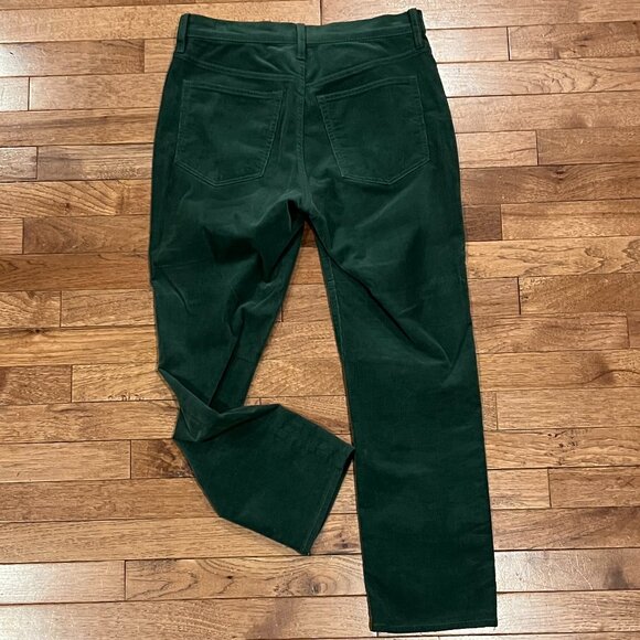 J. Crew, Emerald/Hunter Green Corduroy, slim fit pants, 27P - Picture 4 of 8